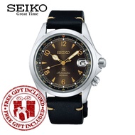 Seiko SPB209J1 Men's Prospex Alpinist Leather Strap Watch