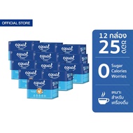[12 กล่อง] Equal Classic อิควล คลาสสิค ผลิตภัณฑ์ให้ความหวานแทนน้ำตาล ขนาด 25 ซอง 0 แคลอรี
