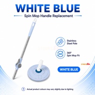 Spin Mop Handle Replacement Stainless Steel Pole for 360 Spin Mop Stick Adjustable Mop Rod Replaceme