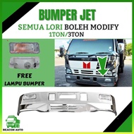 BEACON Chrome Bumper VIRAL JET BUMPER Semua Lori 1Ton 3Ton Jet Bumper Krom Isuzu Hino Aksesori Lori