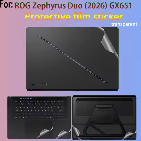 For New ROG Zephyrus Duo (2026) GX651 Protective Film Sticker Zephyrus G14/G16 2026/2025 Laptop Shel