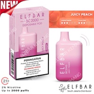 ELFBAR BC2000 Juicy Peach 2000 Puffs | Disposable Pod Vape KRSO