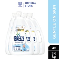 [Bundle of 4] Breeze Detergent Liquid Gentle On Skin 3.6 kg