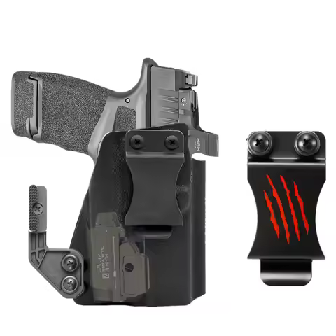 kydex Inside Waistband Holster For Springfield Hellcat 3" H11 9mm With Streamlight TLR 6 Olight Valk