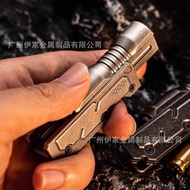 Machine Soul Sliding Gun Plug edc Decompression Toy Precision Mechanical Metal Fidget Spinner Black 