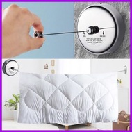 其他品牌 - 堅固2.8米長不鏽鋼伸縮晾衣繩 酒店式室內隱形伸縮晾衣繩架 曬衫