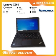 Lenovo X260 i5 6th Gen 8GB RAM 500GB HDD 12.5" Windows 10 Pro Business Office Laptop