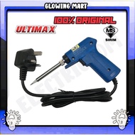 100% ORIGINAL ULTIMAX IRSDUT-ZD90S Quickheat Soldering IRON GUN Iron ULTIMAX ( SIRIM )  WITH SIRIM 1