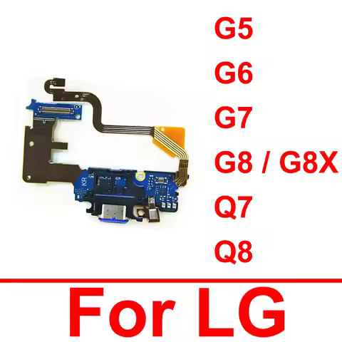 For LG G5 G6 G7 G8 Q7 Q8 G8X G8S USB Charging DockConnector USB Charger Port Jack Flex Cable Board C