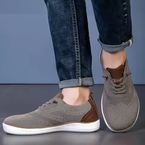 Summer Breathable Wide Foot Toes Shoes Men Brogues Mesh Shoes Hallux Valgus Plus Big Size 47 48 Diab