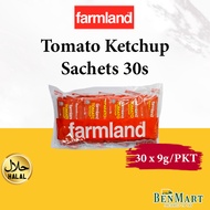 [BenMart Dry] Farmland Tomato Ketchup Sachet 30 x 9g- Halal - Malaysia - Sauce/Dip