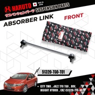 HARUTO GENUINE ABSORBER STABILIZER LINK FRONT HONDA CITY ,JAZZ ,BRV,INSIGHT HYB,CRZ (51320-TG0-T01)