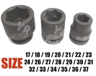 3/4" Impact Box Socket 17mm to 37mm ( 17mm18mm19mm20mm21mm22mm23mm24mm26mm27mm28mm29mm30mm31mm32mm33