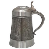 金卡價2384 二手 Selwin Pewter 馬來西亞雕刻錫罐 底10高15cm 660100000844 01