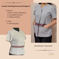 DepEd 2025 Female Teachers Uniform RTW ready to wear "Wednesday"
