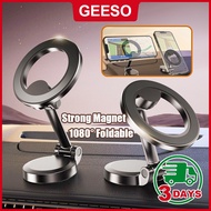 GEESO Magsafe Car Phone Holder Alloy Super Magnetic Dashboard Phone Stand Car Accesoories 车载磁吸支架 强磁手