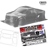 Ford Raptor F-150 Team C Lexan Bodyshell 313mm Wheelbase for 1/10 RC Crawler