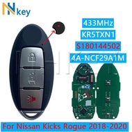 NH KEY S180144502 Smart Key Remote For Nissan Kicks Rouge 2018-2020 433.92Mhz 4A Chip 285E3-5RA0A 3B