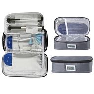 【MT】 Insulin Refrigeration Box Solid Color Insulin Cooling Bag Travel Case Coolers
