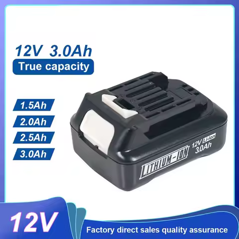 For Makita 12V Replaceable 2.5Ah 3Ah 18650 Li-ion Battery, for Makita 10.8V 12V BL1021B BL1041B BL10