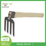 GRA Farmland Weeding Tool Multi-purpose Weeding Tool Lightweight Steel Garden Hand Weeding Hoe with Wooden Handle Ideal for Gardening Planting Farming Cultivator for Outdoor