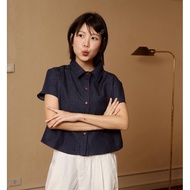 (Forward) Shirt Ganni denim top mon2sun