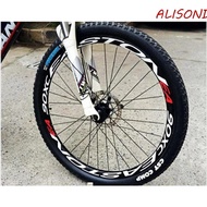 ALISOND1 Bike Wheel Rims Bike Accessories Cycling Safe Protector Bike Wheel Stickers MTB Bike Multicolor Bicycle Stickers