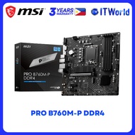 MSI PRO B760M-P DDR4 mATX LGA1700 PCIe 4.0 Dual M.2 DDR4 Motherboard itw