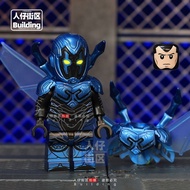 Spider-Man Blue Beetle Super Heros Movie Surrounding Third-Party Building Blocks Doll Assembled Toy