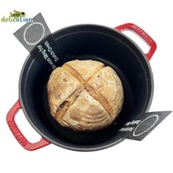 [DelicationS] Perforated Silicone Bread Sling For Dutch Oven, With Long Handle, Nonsti & Reusable, B