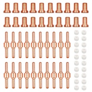 60เครื่องตัดพลาสม่าหัวฉีดวัสดุสิ้นเปลืองสำหรับ LG-40 PT-31ไฟฉาย CUT40 CUT50 Plitterขยายชุด