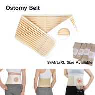 Jin Ostomy Belt Abdominal Belt Brace Waist Support Abdominal Binder to Prevent Parastomal Hernia Stoma Fix bag NBQO