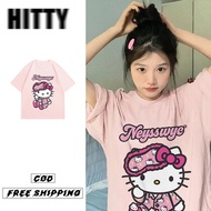 Baju tshirt perempuan tshirt woman tshirt oversize woman baju wanita衣服女裝baggy shirt woman Korean sty