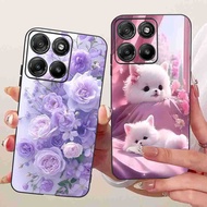 Fashion Painting For Motorola Moto G15 4G Case XT2521-3 TPU Black Cover For Moto G 15 G15 Phone Case