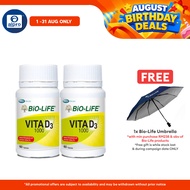 Bio-Life Vitamin D3 1000iU (60's x 2)