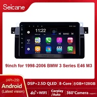 Seicane ซีเทอร์8นิ้วสำหรับ1998 1999 2000 2001 2002 2003 2004 2005 2006 BMW 3 Series E46 M3 Android 1