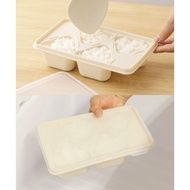 Japan Online Daigou 3COINS Silicone Rice Ball Freezer Storage Box Mold Microwave Oven Available Chil