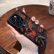 Graffiti European American Street Wear Phone Case Shock-resistant Shock-proof Film Soft Case Cartoon Case Compatible iPhone 7 8