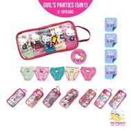 Hello Kitty Kids Underwear Girl Panties 5 pcs Seluar Dalam Budak Perempuan Spender Kanak Perempuan 3