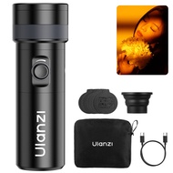 Ulanzi LM01 Photography Flashlight ไฟแฟลชไลท์ ไฟฉายถ่ายภาพ 10W พร้อมแผ่น Gobo 20 แบบ มีแบตในตัว