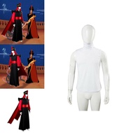 Return The Aladdin Of Jafar Cosplay Robe Cloak Cape Hat Costume Wizard Outfit