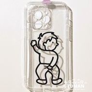 Funny Clear Phone Case For OPPO Reno 14F 14 13 13F 12 12F 11 11F 10 9 8 8T 8Z 7 7Z 6 5 4 6Z 5Z 5F Li