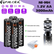 PALO 1.2V NI-MH  AA Rechargeable Battery 3000mAh