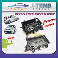 PERODUA VIVA 660 850 ,MYVI 1.0 CYLINDER HEAD VALVE COVER + GASKET 11201-BZ080 1 set / VALVE COVER AS