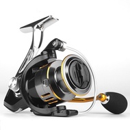 เทียบเท่ากับรอกตกปลาญี่ปุ่น Daiwa GW1000-7000ลากได้สูงสุด8กก. แกนม้วนเหล็กทั้งหมดมือจับรอกน้ำเค็มรอก