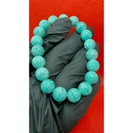 Natural Zebra Amazonite bracelet