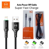 ( READY STOCK ) Mcdodo LED Fast Charging Auto Power Off Cable IOS Cable 1.2M ( CA-7410 )