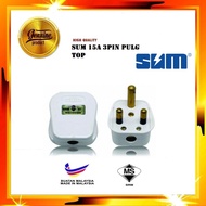 SUM 15AMP PLUG TOP / 15A PLUG TOP SAFETY PLUG / WATER HEATER SAFETY PLUG