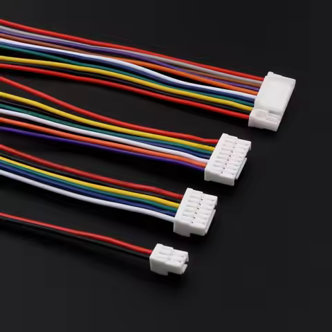 5/10PCS GH 1.25 2p 3p 4p 5p 6p 7P 8P Female Connector With Wire 15cm Cable GH1.25 Single Double Conn