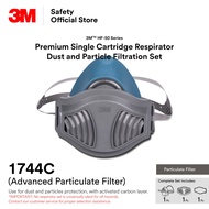 3M™ HF-50 Series Set including Half Face Respirator, 3M™ 1700 Filter Holder & 3M™ 1744C Filter [1 se